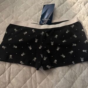 Brandy Melville skull shorts